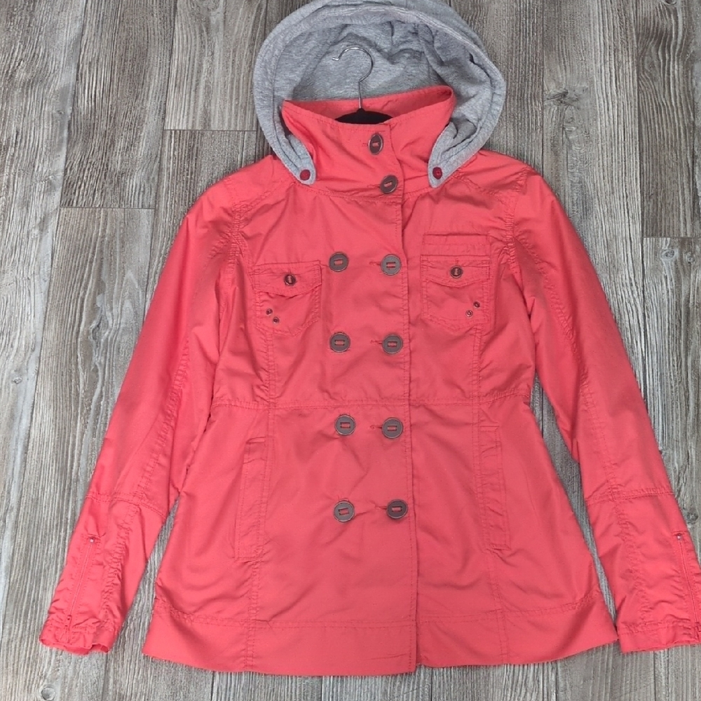 Hurley Women's Winchester Slicker Coral Jacket S